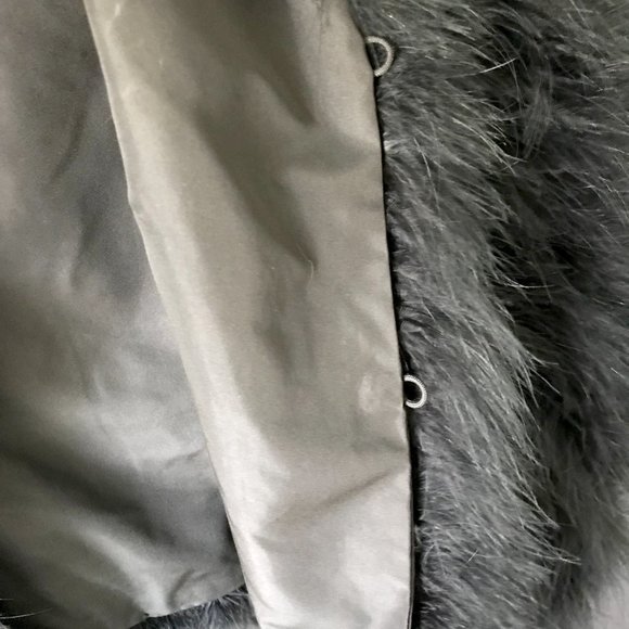 Linda Richards Cropped Black Feather Bolero Jacket Gatsby Attire - Picture 4 of 4